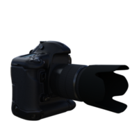 digital photo camera isolated 3d png