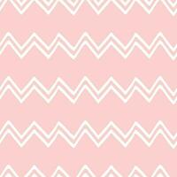 Pink seamless pattern zig zag geometric background Sweet pink template design for girl baby shower invitation Abstract vector illustration for wallpaper, wrap, fabric, textile cloth Dotted pattern