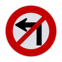 Direction road sign post isolated 3d png