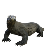 Komodo isolé 3d rendre png