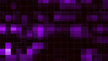 Moving Purple color box pattern Digital background video