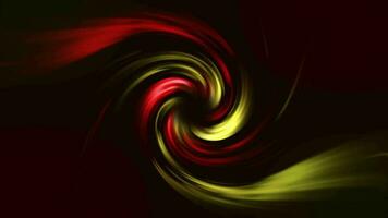 Animated Red and yellow color rotating spiral pattern background video