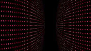 Dark pink color seamless looping circular dots background video