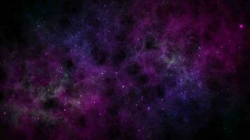 galáxia exploração através exterior espaço video