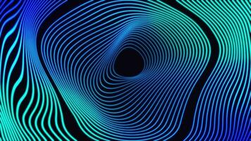 Animated blue gradient Circular Abstract repeating element background video