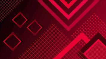 Dark pink color multiple squares shapes element background video