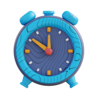 3d illustration of time clock png