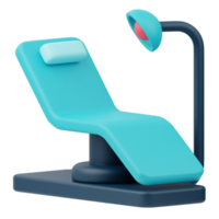 dentaire chaise médicament 3d illustration png