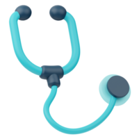 Stethoscope Medicine 3D Illustration png