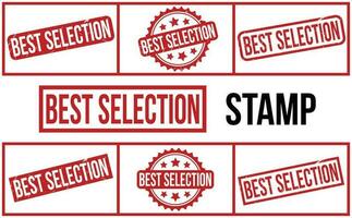 Best Selection Rubber Stamp set Vector