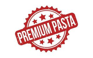 Premium Pasta rubber grunge stamp seal vector