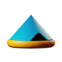 campeggio tenda 3d illustrazione png