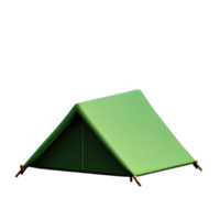 campeggio tenda 3d illustrazione png