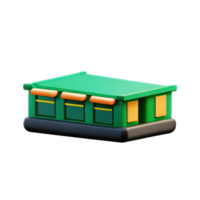 campeggio tenda 3d illustrazione png