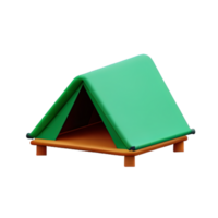 camping tält 3d illustration png