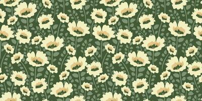 Floral seamless pattern. Vector design for paper, cover, fabric, interior decor and other use