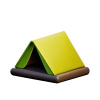 camping tent 3d illustratie png