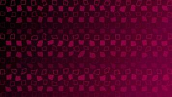 dark pink color Waving Square pattern background video