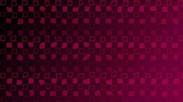 dark pink color Waving Square pattern background video