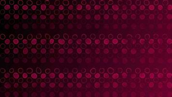 dark pink color wiggling circular pattern background video