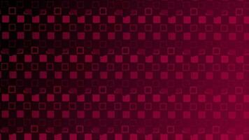 Hexagonal tile mirroring dark pink color square pattern background video