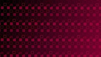 Hexagonal tile mirroring dark pink color square pattern background video