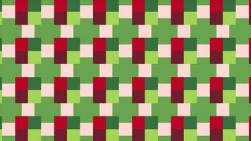Colorful Illusion creating square pattern digital background video