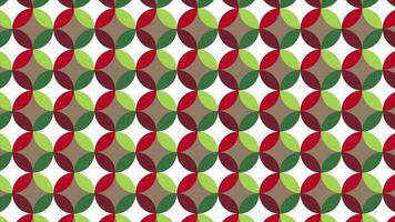 kleurrijk illusie creëren circulaire patroon digitaal achtergrond video