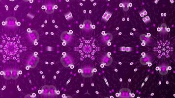 pink color kaleidoscopic flora pattern background video