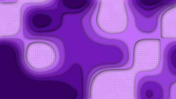 Purple color 3d depth abstract background video