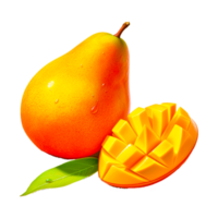 tropical fruta ai generativo png