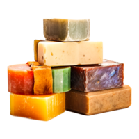 Bars of soap of different colour png