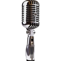 3d réaliste microphone ai généré png