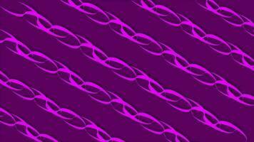 pink color Metallic chain shaped moving lines background video