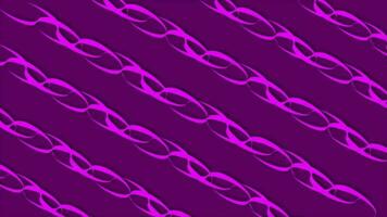 pink color Metallic chain shaped moving lines background video