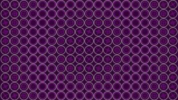 pink color circles and cross shapes moving in circular pattern background video