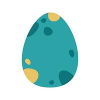 Flat hand drawn vector illustration of egg