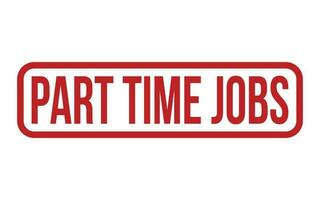 Time Jobs Rubber Stamp Seal Part Vector