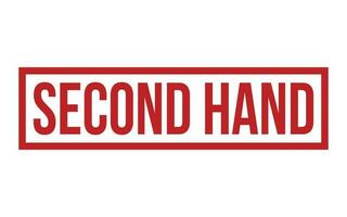 Second Hand Rubber Stamp Seal Vector