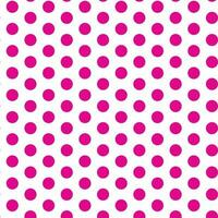 pink big polka dot pattern on white colour background vector