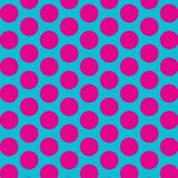 simple seamlees big pink colour polka dot pattern on sky water colour background vector