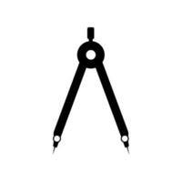 Geometry Fill Icon Symbol Vector. Black Glyph Geometry Icon vector