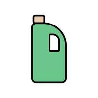 Detergent Icon Vector Illustration. Detergent Lineal Color Icon