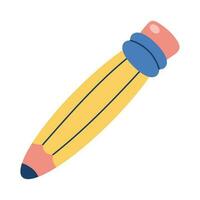 pencil graphite supply isolated icon vector