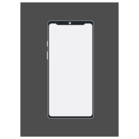 detaljerad realistisk smartphone png