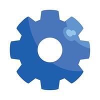 gear cog setting machine icon vector