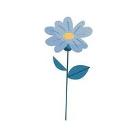 blue flower garden decoration nature vector