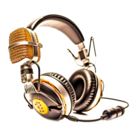 casque de musique la musique ai génératif png