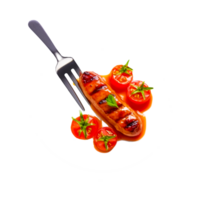 Frühstück Würstchen ai generativ png