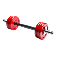 Dumbbell Red AI Generative png